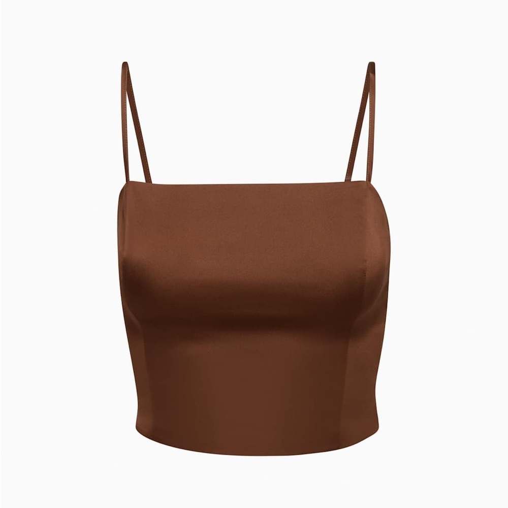 NWOT Sunday Best Shimmer Satin Camisole